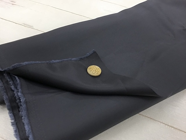 訳あり！【現品処分】  キュプラツイル裏地　ネイビーチャコール系[ 幅１25ｃｍ×約3.5ｍ］