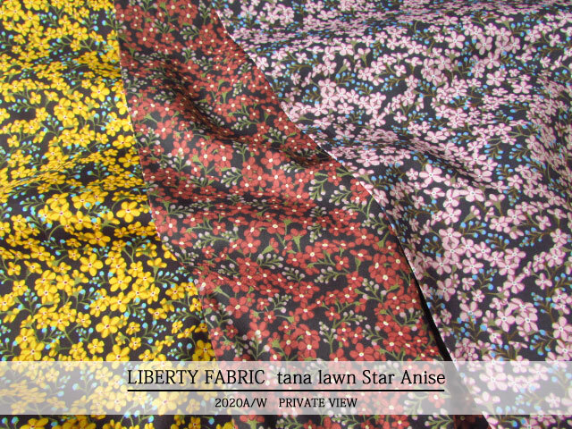 リンタロウ 伊太利屋アニマル＆ボタニカル柄チュニック　ストーン散りばめ LIBERTY タナローン ＊2020 秋冬柄/PRIVATE VIEW