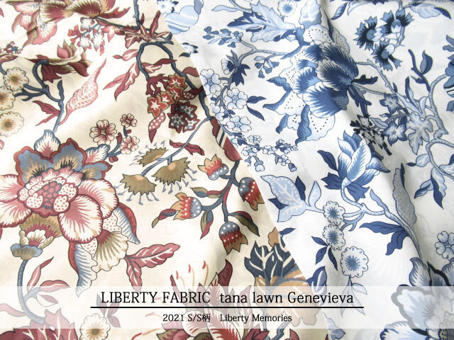 ＬＩＢＥＲＴＹ タナローン ＊２０２１　春夏柄/Liberty Memories＊≪Genevieva≫(ジェネヴィーヴァ)０６-３６３６２８７-０６