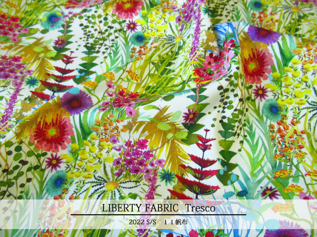 ＬＩＢＥＲＴＹ １１号ハンプ ２０２２ ＊春夏柄　≪Tresco≫(トレスコ)１３-３６３３１８５-１３A