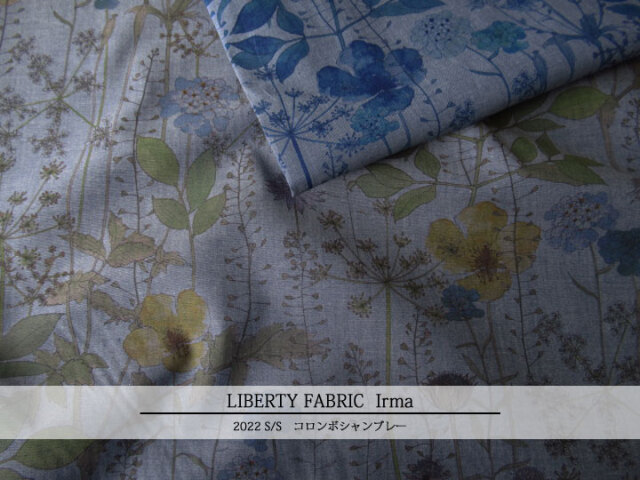 ＬＩＢＥＲＴＹ コロンボシャンブレー ＊２０２２ 春夏柄＊≪Irma≫(イルマ)１３-３６３３１８２Ｊ２０