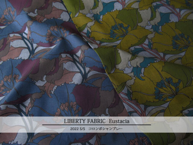 ＬＩＢＥＲＴＹ コロンボシャンブレー ＊２０２２ 春夏柄＊≪Eustacia≫(ユースタシア)１９-１２４９２１３S-６０