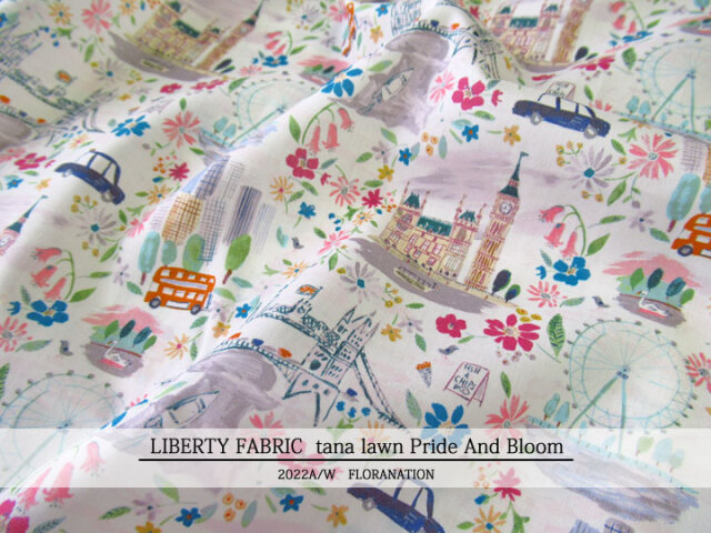 ＬＩＢＥＲＴＹ タナローン ＊２０２２ 秋冬追加柄/FLORANATION＊≪Pride And Bloom≫(プライドアンドブルーム)３６３Ｊ６８０１-ＴＤＵＢ