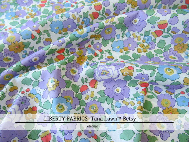 LIBERTY FABRICS タナローン ＊エターナル＊ ≪Betsy≫(ベッツィ)３３３２０１９-ＴＥＥ-ＬＢＥ