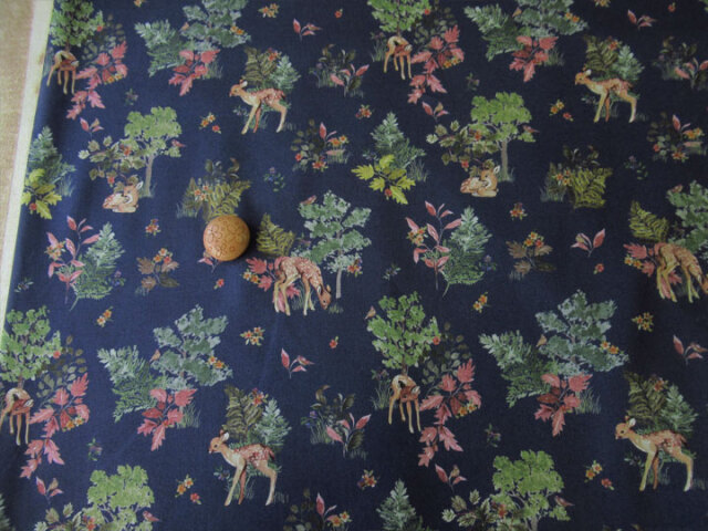 【美品】コンパニーアイタリアーナ　イタリア製　ファー　ポンチョ　グリーン LIBERTY FABRICS リバティプリント イタリア製タナローン生地