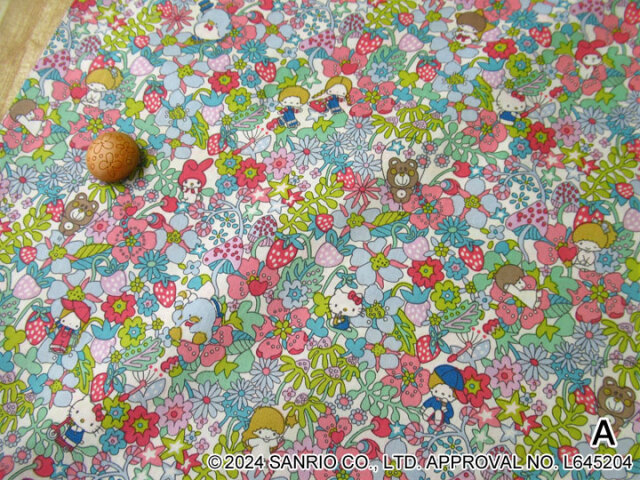 ハローキティ×リバティファブリック タナローン 2024＊春夏柄  