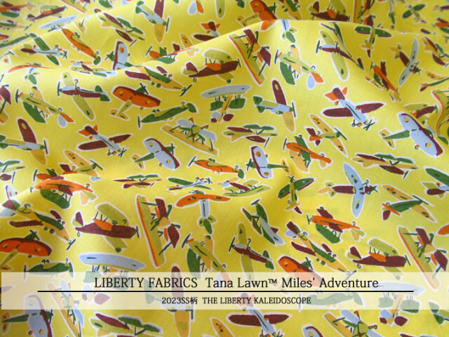 ＬＩＢＥＲＴＹ イタリア製タナローン ＊２０２４　春夏柄/THE LIBERTY KALEIDOSCOPE＊≪Miles’ Adventure≫(マイルズ・アドベンチャー)２４-３６３４１９６-ＴＤＵ-２４-ＣＵ