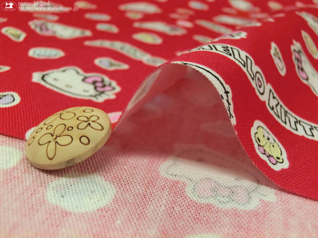 コットン オックスプリント】＊ハローキティ＊ 