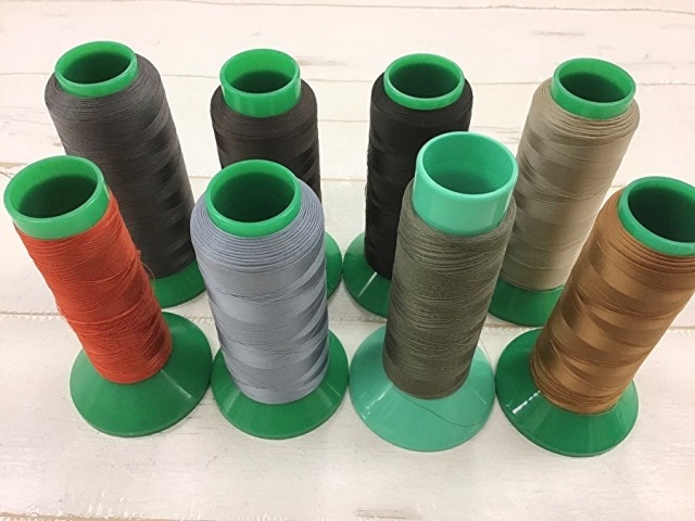 現品処分！縫製工場放出品　中古ミシン糸各種約４００ｇセット