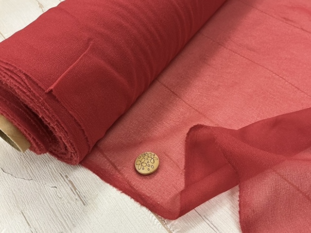 【反売り】  [やや薄手タイプ] ニット用織物接着芯　レッド系 [ 幅９０ｃｍ×約２０ｍ巻 ]