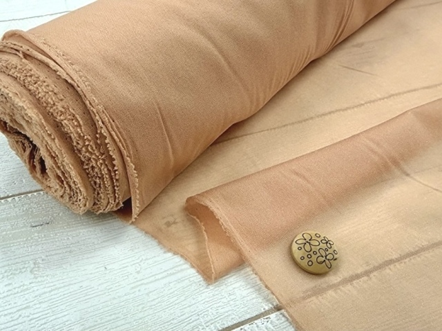 【反売り】  [普通地] ニット用織物接着芯　くすみアプリコット系 [ 幅１１０ｃｍ×約２１ｍ巻 ]