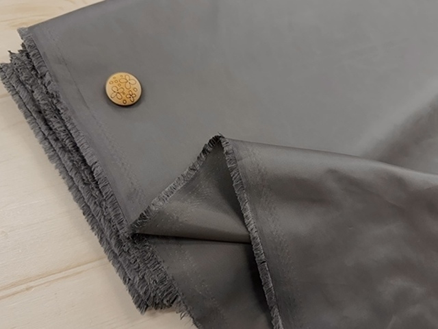 訳あり！【現品処分】  ポリエステル 弱撥水タフタ　グレー系[ 幅１４８ｃｍ×約５ｍ］