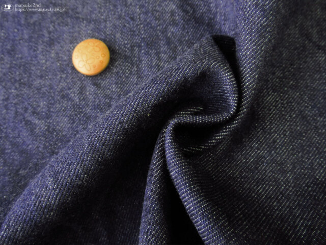 お買い得！【アパレル使用反】約14オンス 洗い加工(ワンウォッシュ