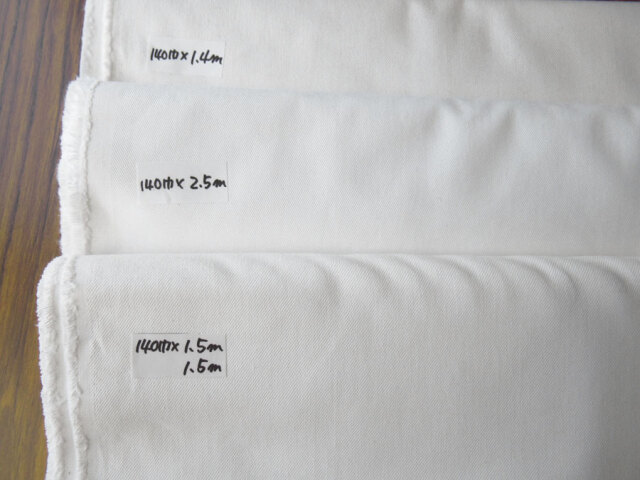 現品処分！デッドストック反品　まとめ売りセット　AK-2036『デニム』オフホワイト系