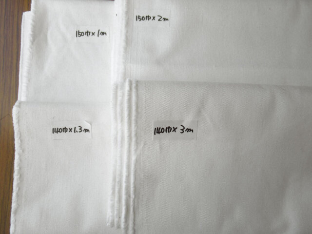 現品処分！デッドストック反品　まとめ売りセット　AK-2037『デニム』オフホワイト系