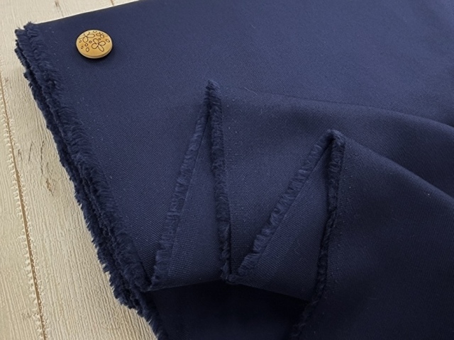 【反売り】  コットン ツイル　 ダークブルー系[ 幅１１０ｃｍ×約７ｍ ]