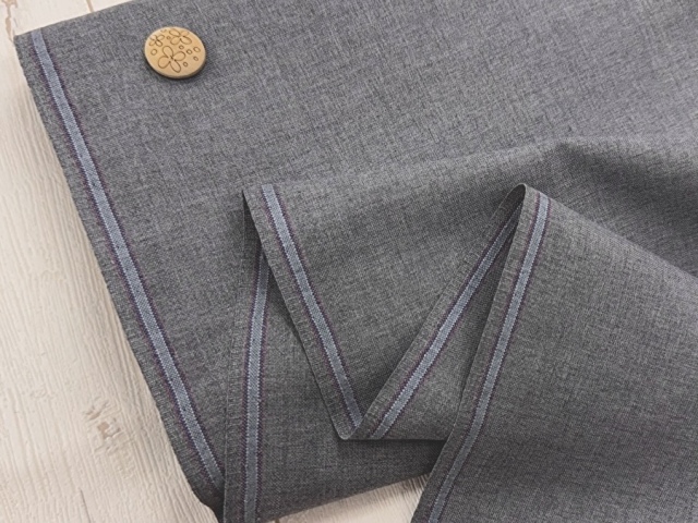 【反売り】　幅１５０ｃｍ・Ｔ/Wトロピカルクロス　グレー系　[ メーター選択制 ]