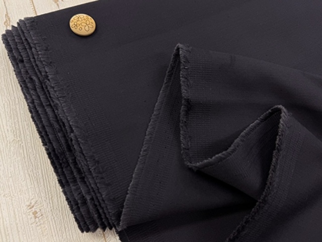 【反売り】  ワイド幅　バックサテン硫化染　チャコールパープル系[ 幅１４５ｃｍ×約３.８ｍ ]