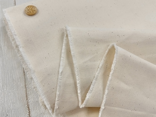 【反売り】  ワイド幅  コットンカツラギ　ナチュラル(カス残し)系[ 幅１４５ｃｍ×約５.５ｍ ]