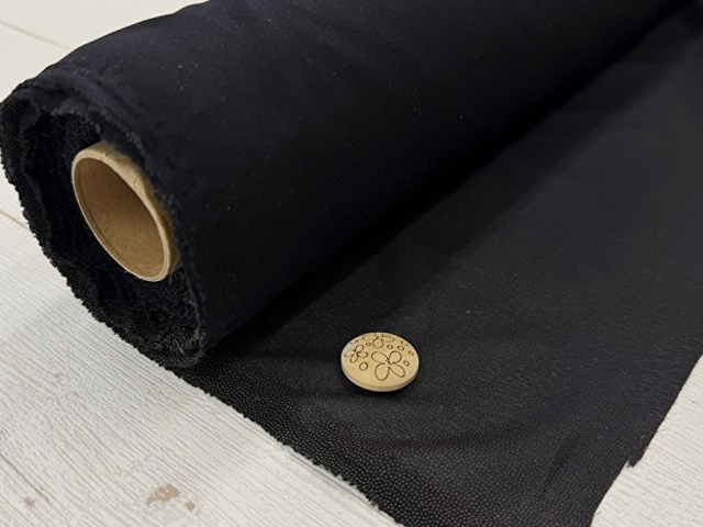 【反売り】  [薄手ソフトタイプ] ニット用織物接着芯　 ブラック系 [ 幅１０５ｃｍ×約２０ｍ巻 ]