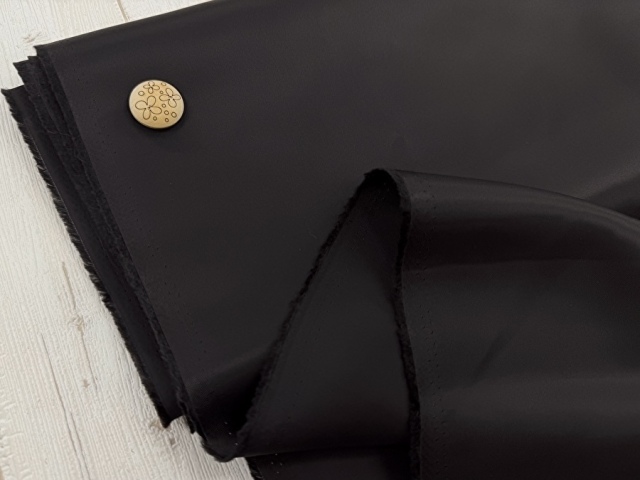 訳あり！【現品処分】  キュプラ裏地　ブラウンブラック系[ 幅１２０ｃｍ×約５.３ｍ］