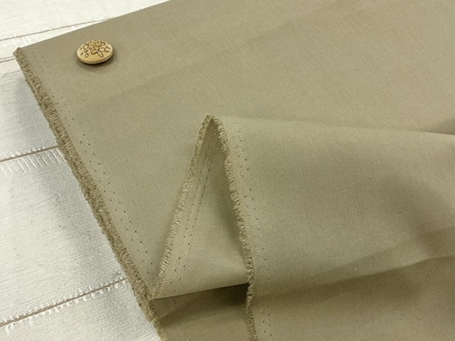 【反売り】Ｔ／Ｃスレーキ　サンドベージュ系[ 幅１２０ｃｍ×約６ｍ ]