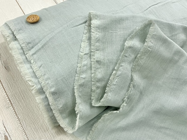 訳あり！【反売り】　W幅　くすみカラーダブルガーゼ　　パウダーブルー系[ 幅１４０ｃｍ×約７ｍ ]