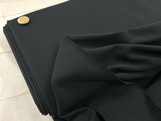 【反売り】　裏起毛ハイテンションストレッチ　すみぐろ系 [ 幅１５０ｃｍ×約３.５ｍ ]