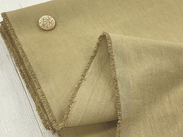 【反売り】　ワイド幅　ワンウォッシュ カツラギ　ベージュ系[ 幅１４５ｃｍ×約３ｍ ]