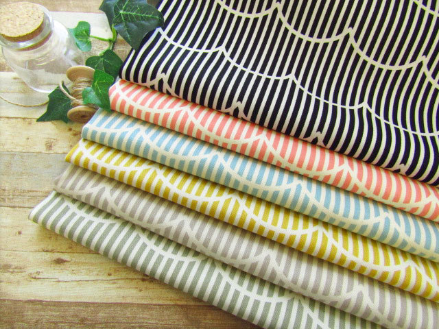 １３回目の再入荷！【コットン オックス】　Ｆｕｎ＊Ｆｕｎ＊Ｓｔｒｉｐ（ファン ファン ストライプ）