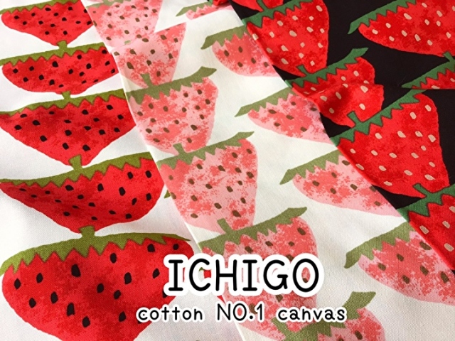 【 コットン １０番キャンバス 】 ICHIGO＊いちご