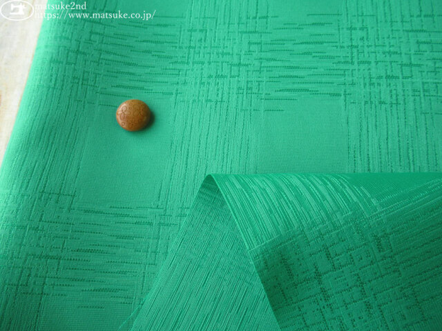 反売り】 光沢感のあるポリエステルジャガード『かすれBIGチェック柄