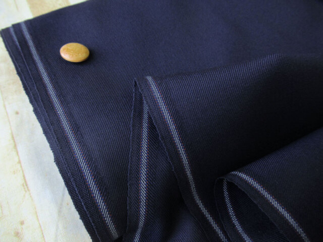 【反売り】　Ｔ/Wギャバジン　ネイビー系[ 幅１５０ｃｍ×約４ｍ ]