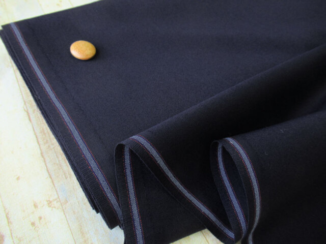 【反売り】　幅１５０ｃｍ・Ｔ/Wトロピカルクロス　ダークネイビー系　[ メーター選択制 ]