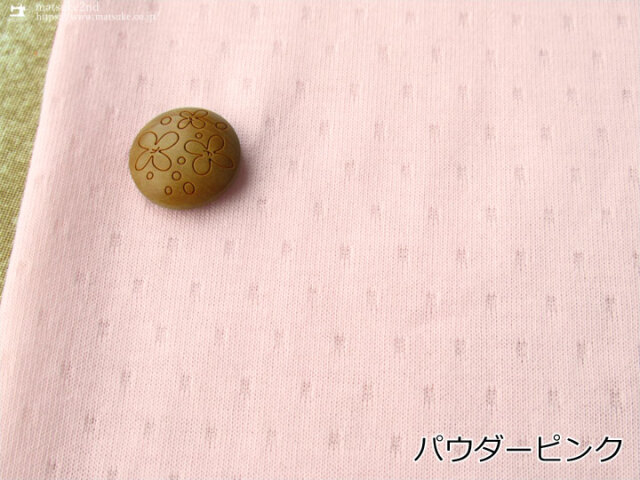 デッドストック反】 薄手 針抜きドット天竺ニット