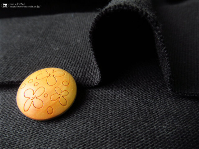 デッドストック反】度詰風天竺ニット ブラック