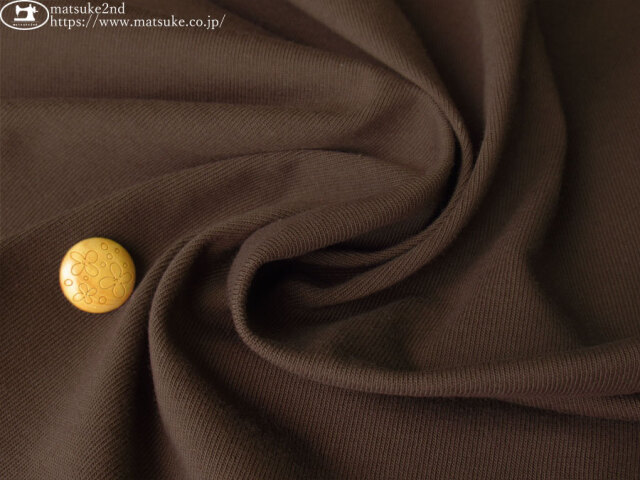 デッドストック反】 度詰天竺ニット ブラウン