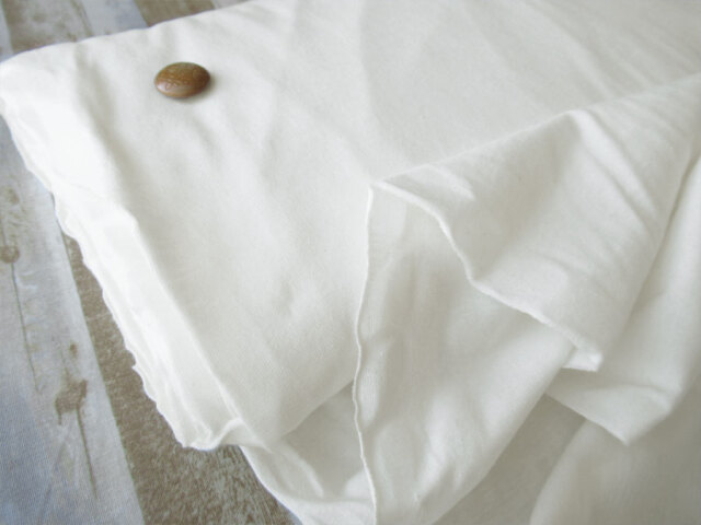 【反売り】　やや薄手天竺ニット　オフホワイト [ 幅１７０ｃｍ×約５ｍ巻 ]