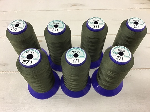 現品処分！中古　工業用ミシン糸