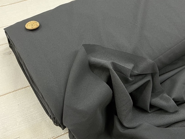 【反売り】  [やや薄手タイプ] ニット用織物接着芯　 ダークグレー系 [ 幅１０８ｃｍ×約１３ｍ巻 ]