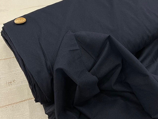 【反売り】  [薄手タイプ] ニット用織物接着芯　 ネイビー系 [ 幅１２０ｃｍ×約１９ｍ巻 ]