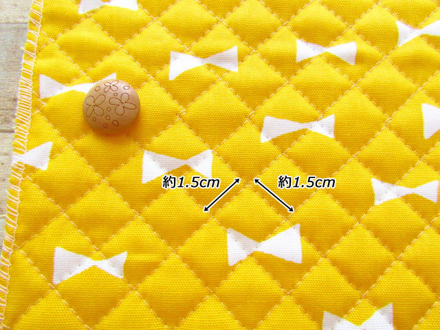 ❤️お値下げ★さえら★アンリコ★お花モチーフとリボン飾り付★キルティングマット特大 ❤️さえら☆アンリコ☆可愛いお花モチーフとサテンリボン飾り付