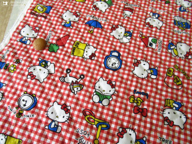 ハローキティハギレ キティちゃん ポリエステルはぎれ ハローキティの