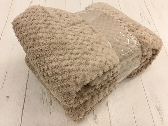 アウトレット！【約１５０cm幅×１ｍカット＊カットクロス】  パイナップルボア    　ミルクティー