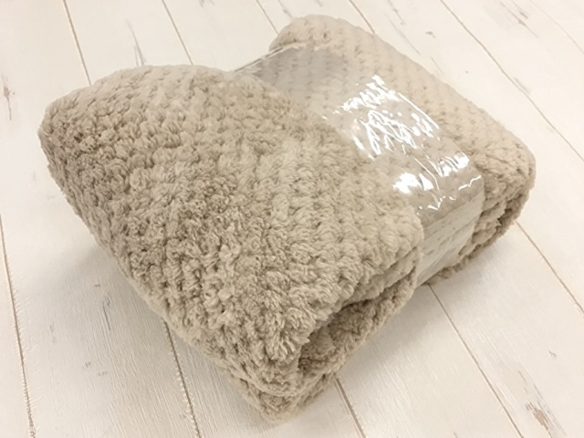 アウトレット！【約１５０cm幅×１ｍカット＊カットクロス】  パイナップルボア    　グレージュ