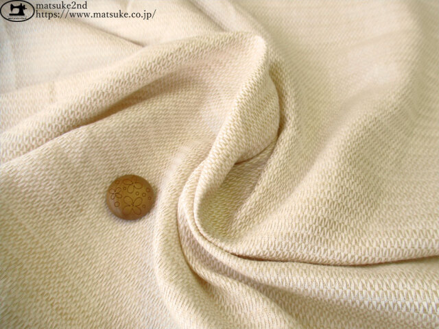 美品✨45R コットン リネン　ハケ目　プリント チュニック　ベージュ　ロゴ tcp-1799-2.jpg?t=20240510140009