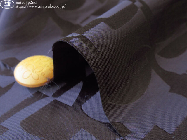 【新品】PENROSE／ペンローズ／サテン幾何学模様／パープル／イギリス製／希少 新品】PENROSE／ペンローズ／サテン幾何学模様／パープル／イギリス製