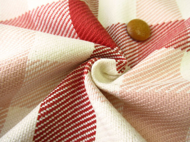 Diagram◆スリットボタンニットトップ/36/コットン/ピンク/ボーダー/0322143142// CLEA ニット セーター ボーダーショート丈ジップニットトップス