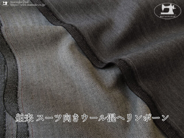 ウールタックベスト　尾州ウール　ヘリンボーン　ネップ　再生ウール wk-1255-1256-5.jpg?t=
