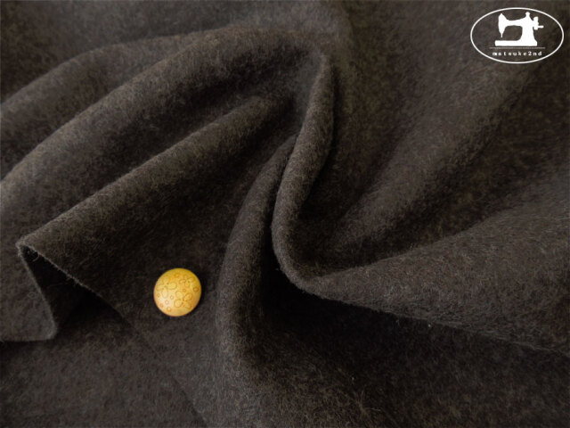 MACHATT ウールジレ　黒 MACHATT マチャット リバーウールベスト ジレ ブラック